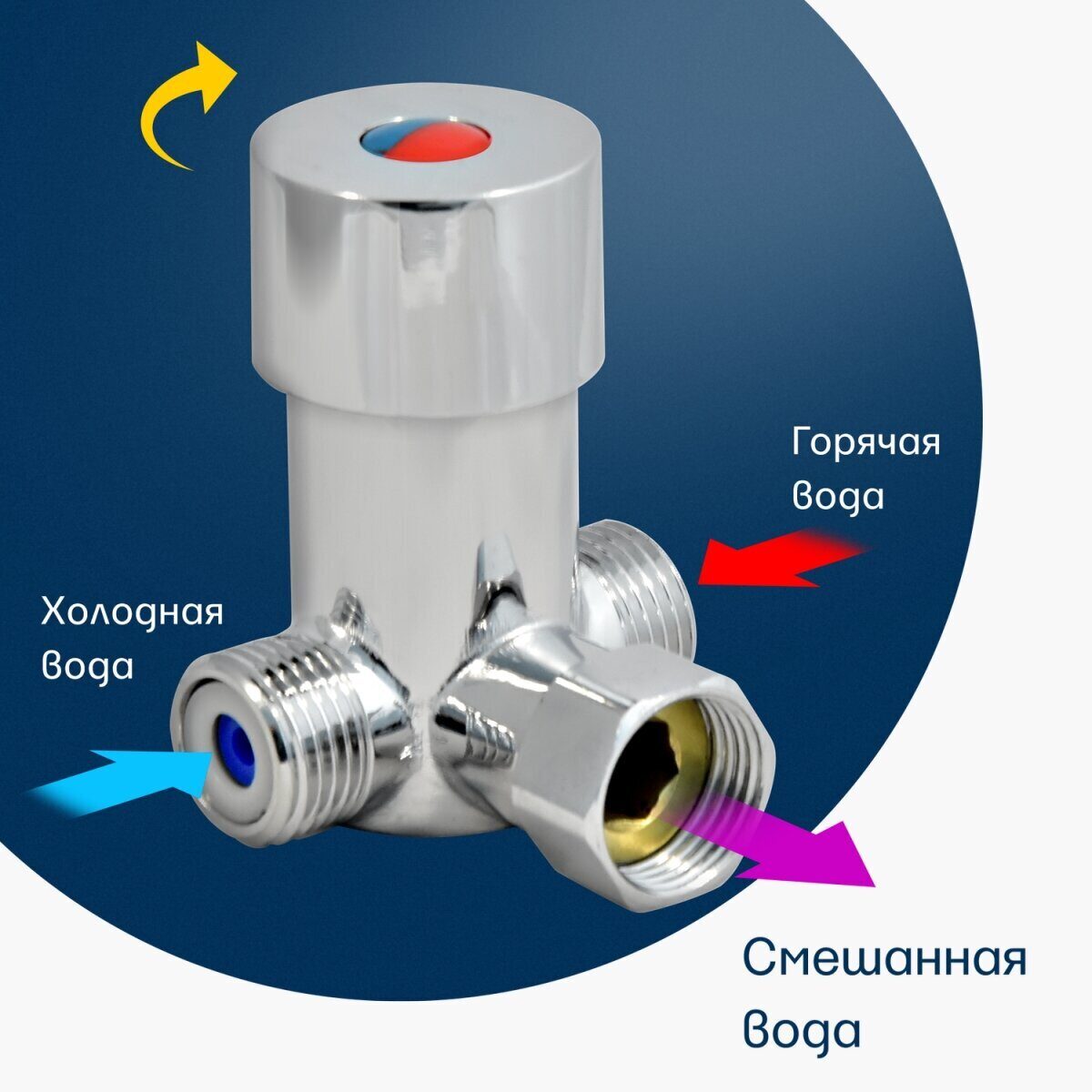 0402.516 Сенсорный латунный смеситель для раковины (умывальника) Eleanti (9)