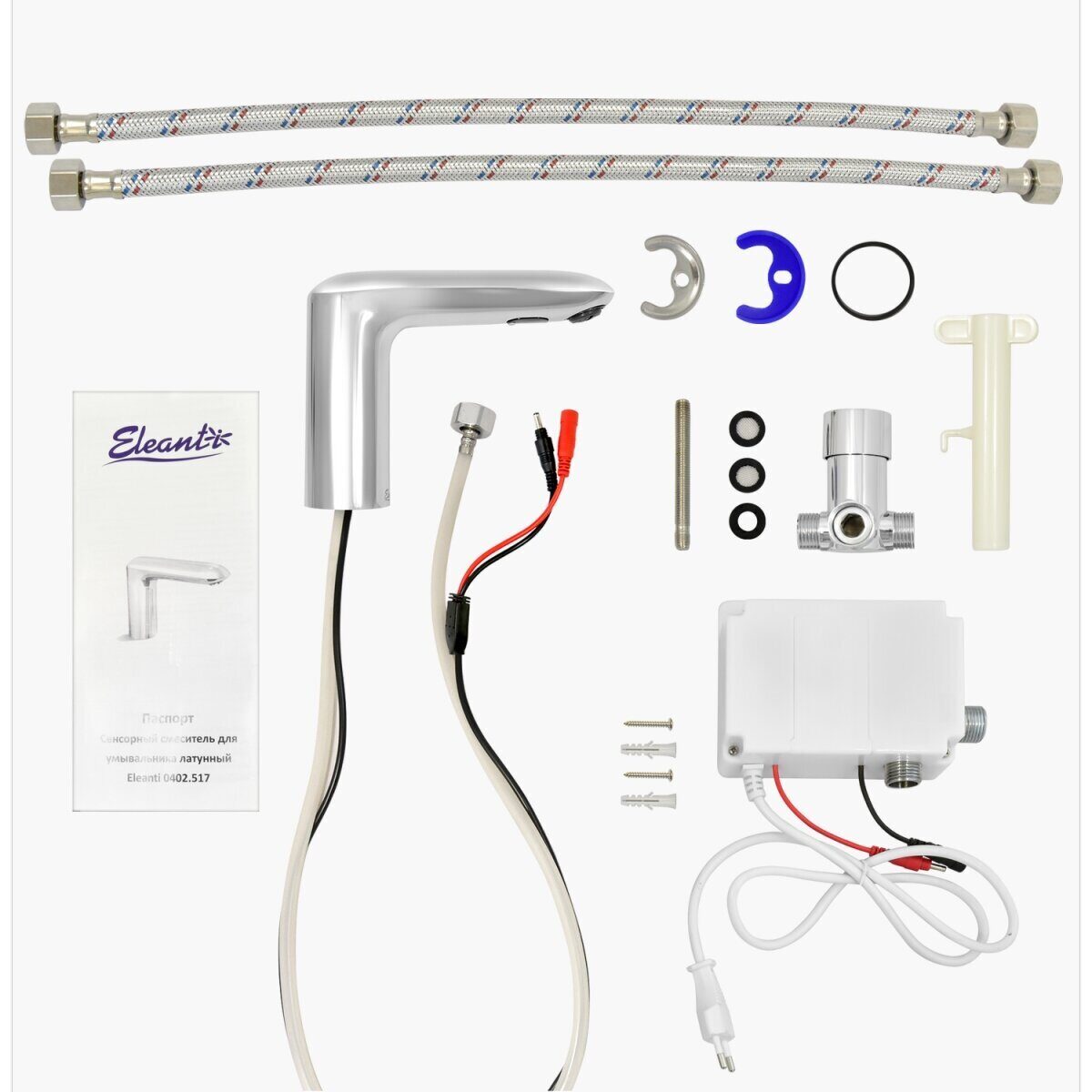 0402.517 Сенсорный латунный смеситель для раковины (умывальника) Eleanti (3)